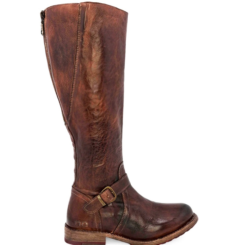 NWT BED STU Glaye Wide Calf Boots in Teak Rustic Size 11